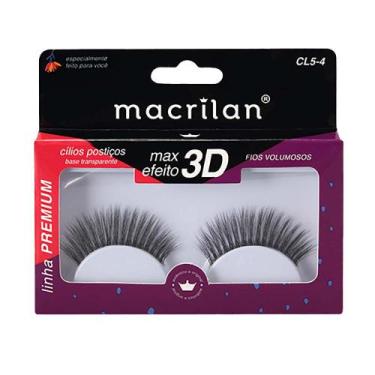 Imagem de Cílios Postiços Macrilan - Fios Volumosos CL5-4, 1 Par