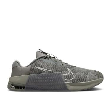 Imagem de Nike Tênis de treino masculino Metcon 9 AMP (DZ2616-008, estuque escuro/estanho plano/fantasma/osso claro) tamanho 41