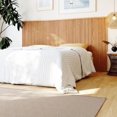 Imagem de Cabeceira De Casal E Queen Em Mdf Ripado Berlim Com 2,4m - Babus