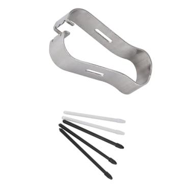 Imagem de 5 Pen Dicas para Note 8/9 Tab S3/4, S Pen Recarga, Compatível Com T580 T585, Gravação Rápida e Desenho, Fino Acabamento, Fixação Quadro Incluído (Preto)
