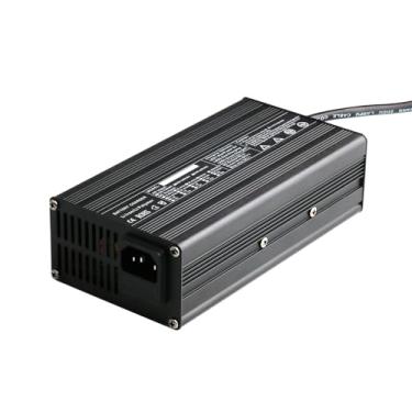 Imagem de Lzyjckh Carregador de bateria 12V/24V/36V/48V/60V/72V Carregador de bateria para empilhadeiras de 240 W para empilhadeiras elétricas, barcos elétricos, carrinho de golfe,12v 10a,9#