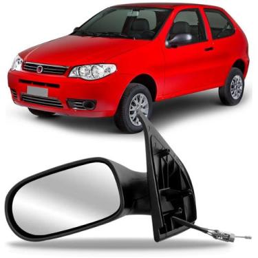 Imagem de Retrovisor Palio 2 Portas 2008 2009 2010 2011 Com Controle - RETROVEX,