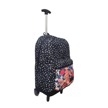 Imagem de Mochila Bolsa Estampada Universitária Feminina Com Rodinhas