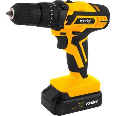 Imagem de Furadeira Parafusadeira Impacto + 74 Peças E Maleta