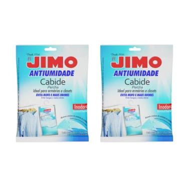 Imagem de Kit 2 Cabides Antiumidade Jimo 250g Absorve Umidade Proteção Contra Mofo Odores Armários e Roupas