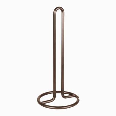 Imagem de Spectrum Eruo Suporte Euro Diversificado para Bancadas de Cozinha, Bares e Mesas de Jantar Suporte de Toalha de Papel de Aço, Serve para Rolos Padrão e Jumbo, 1 unidade (pacote com 1), Bronze