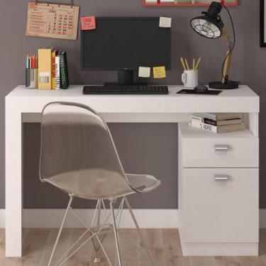 Imagem de Mesa de Computador Escrivaninha Escritório 1 Porta 1 Gaveta - Faura, B