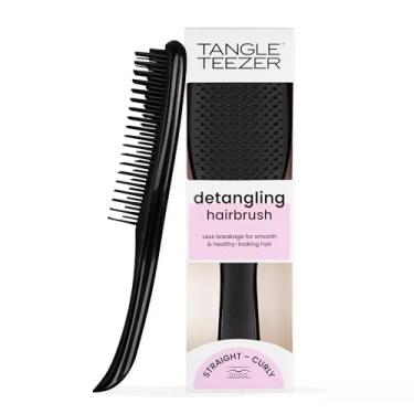Imagem de Tangle Teezer - Escova de cabelo desembaraçadora The Wet Detangler Black para todos os tipos de cabelo, seco e úmido. Cor: Preta