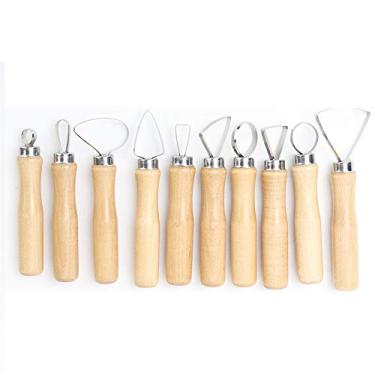 Imagem de 10pcs Professional Ribbon Ting Tings Definido para Cera de Escultura de Cerâmica e G Com Design Omic