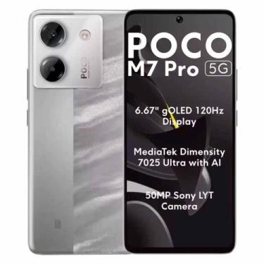 Imagem de Smartphone POCO M7 Pro 5G Global 256GB 8GB RAM Dual SIM Tela 6.67" - P