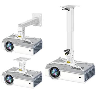 Imagem de Suporte de projetor de teto 2-Be-Best Drop Heavy Duty 20 kg branco