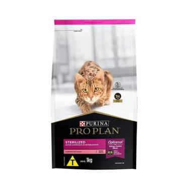 Imagem de Ração Pro Plan Sterilized Para Gatos Adultos Castrados 1Kg - Purina