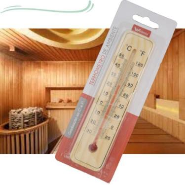 Imagem de Kit 3 Termômetro de Ambiente Para Casa Sauna Cozinha e mais - WCAN