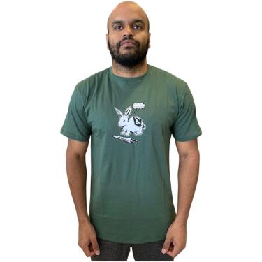 Imagem de Camiseta Volcom Silk Dental Original 2025 Silk Frontal Verde-Masculino