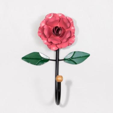 Imagem de Cabideiro de Parede Cabide Para Toalha 1 Gancho Flor - Full Economize,