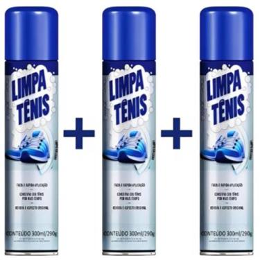 Imagem de Kit 3 Unid De Limpa Tênis Premium Petroplus Original Espuma Magica Lav