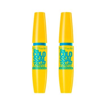 Imagem de Kit 2 Máscara de Cílios Maybelline Preto 9,2ml Cada