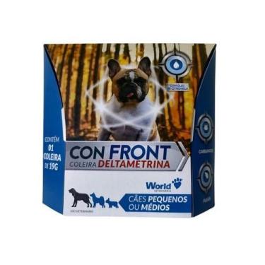 Imagem de Coleira Con Front Deltametrina 19g Cães Peq. ou Med. - World