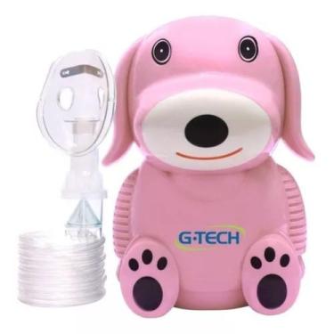 Imagem de Inalador e Nebulizador Cachorrinho Dog Infantil Bivolt Rosa - GTECH