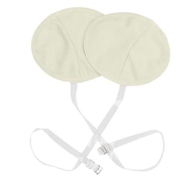 Imagem de Kokiya Protetor de axila 2 peças, lavável, invisível, reutilizável, para homens e mulheres, respirável, absorvente de suor nas axilas, Cáqui