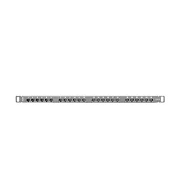 Imagem de Lanberg PPU6-0024-B Rack Cabinets Lanberg Patch Panel 24 Portas 1U, Cat. 6, Blindado, Preto