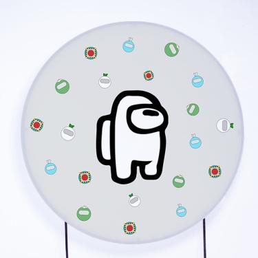 Imagem de Painel Decorativo para Festa 1,50x1,50 metros Vesti Fácil com Elástico Among Us - Fera Print