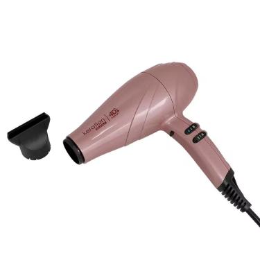 Imagem de Secador De Cabelos Ga.ma Italy Keration 4d íon Plus 2100w Rose E Preto Bivolt