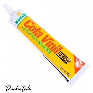 Imagem de Cola Vinil Extra 75g  Adesivo p/ Piscina e Materiais Vinílicos - BRASC