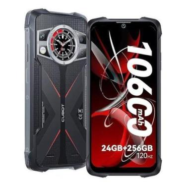 Imagem de Smartphone Cubot KingKong AX 256GB, 24GB RAM, Tela 6,6 120Hz, Câm. 100