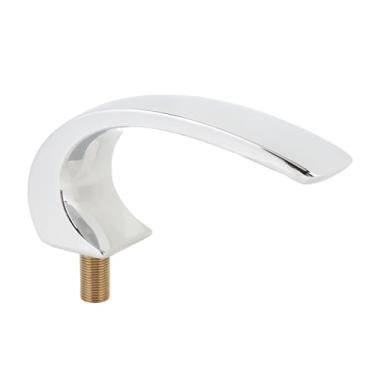 Imagem de Bico de Banheira de Cascata, Aço Inoxidável G1/2 Rosca Machos Torneira de Banheira Montada na Parede, Adequada para Spa de Piscina de Banheiro