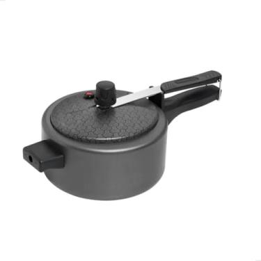 Imagem de Panela de Pressão Individual Antiaderente Não Gruda Dentro e Fora Ramos 2 Litros Fácil de Limpar Pressionella