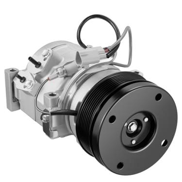 Imagem de SYKRSS Compressor A/C de ar condicionado 883100C120 com embreagem compatível com Toyota Tundra 4.6L 5.7L 2007-2021, com compressor estilo 10S20C