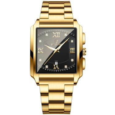 Imagem de Relógios Masculinos | Aço Inoxidável Luxo Negócios Relógio | Movimento Quartzo À Prova D'água Data Luminoso relógio para homem