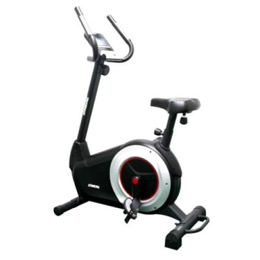 Imagem de Bicicleta Ergométrica Vertical com 15 Níveis de Carga, Resistência Magnética, Monitor LCD e Ajuste de Banco – Uso Residencial e Condomínios