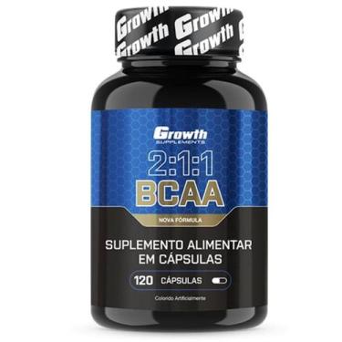 Imagem de Bcaa 120 Cápsulas Original Growth Supplements, Sem Sabor