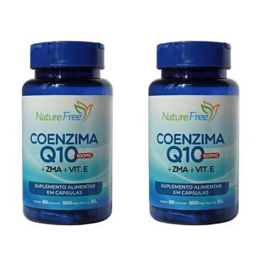 Imagem de Kit 2 Coenzima Q10 100MG + ZMA + VITAMINA E 60 Cápsulas - NathurePro