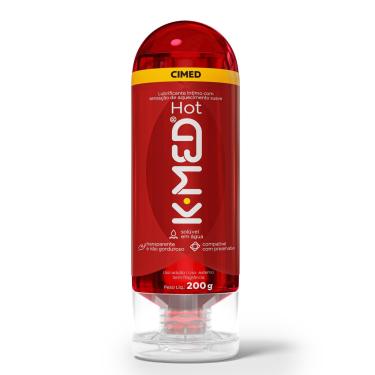 Imagem de Gel Lubrificante Íntimo K-Med Hot 200g