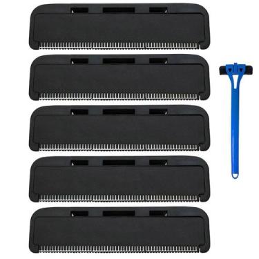 Imagem de Lamina de Reposiçao Para Depilador Kit 5 Unidades Aparador Pelos Costa