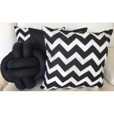 Imagem de Kit 3 Capas de Almofadas Decorativas + Almofada Nozinho(19)