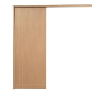 Imagem de Porta De Correr P- Verniz Frisada F06 210x60 - Vanin