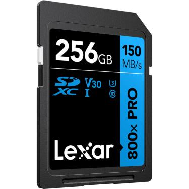 Imagem de Cartão SDXC 256Gb Lexar Blue Pro 800x 4K 150Mb/s UHS-I V30 U3 Classe 10