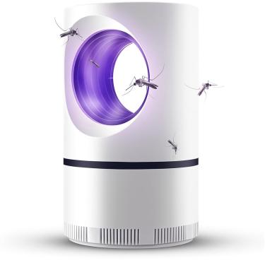 Imagem de Luminária Mata Mosquito USB com Luz UV LED Silenciosa – Armadilha Elétrica com Sucção para Insetos, Moscas e Pernilongos – Repelente Portátil Bivolt, Sem Cheiro, Sem Veneno, Ideal para Dengue e Zika