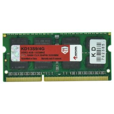 Imagem de Memoria Ram Notebook Keepdata 4GB, 1333MHz, DDR3 - Kd13s9/4g