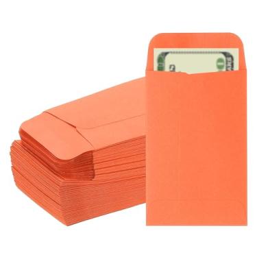 Imagem de PATIKIL Envelope para dinheiro, pacote com 100 envelopes de dinheiro de 8,88 cm x 5,6 cm, sacos para dinheiro, orçamento, economia, desafio, carta para presente, moedas, cheques, bilhetes, joias