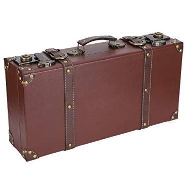 Imagem de Zerodis Caixa de Armazenamento de Madeira retrô Caixa Profeta Nostálgica para a Cena de Construção de Coleta de Decoração de Casa