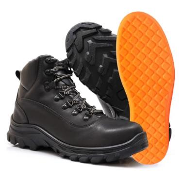 Imagem de Kit Bota Adventure Masculina Com Palilha Gel Trilha Tracking Confortavel Resistente (Preto, BR, Adulto, Numérico, 42)