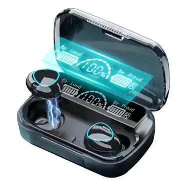 Imagem de Fone de Ouvido Bluetooth 5.1 TWS, Display LED, Touch, Cancelamento de Ruído, À Prova D'água, Sem Fio