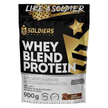 Imagem de Whey Blend Protein Concentrado e Isolado (Chocolate) - 900g - Soldiers