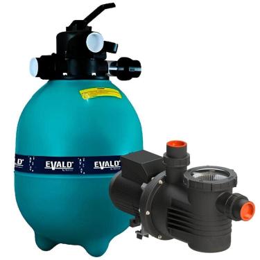 Imagem de Filtro para Piscina FPEV-19 com Bomba 3/4 CV Monofásico BPEV-17 EVALD by DANCOR