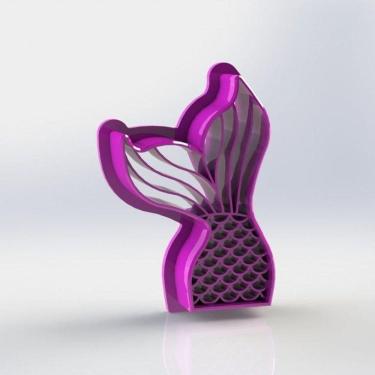 Imagem de Cortador Cauda de Sereia Tamanho 5cm